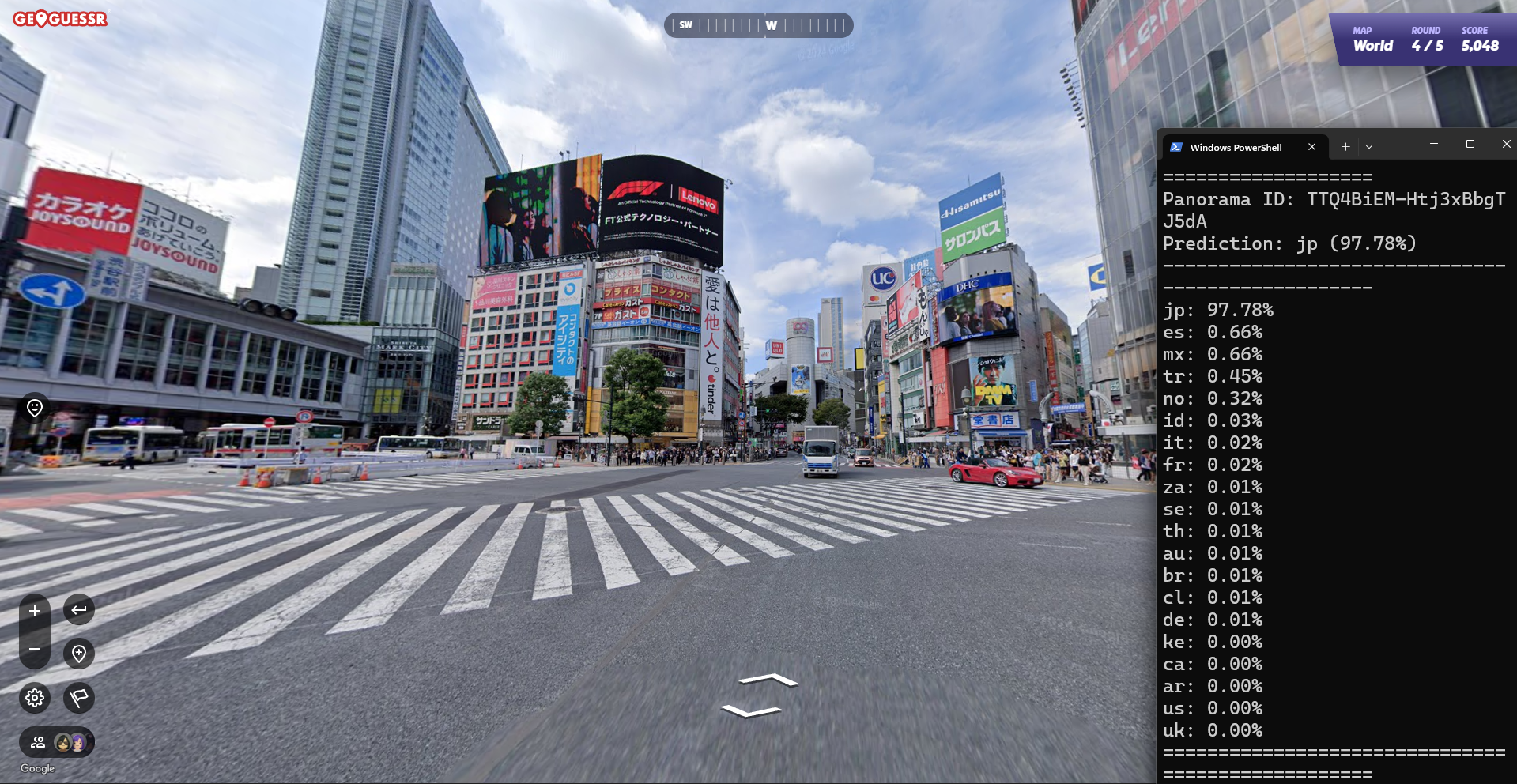 Geolocation Image Classifier screenshot