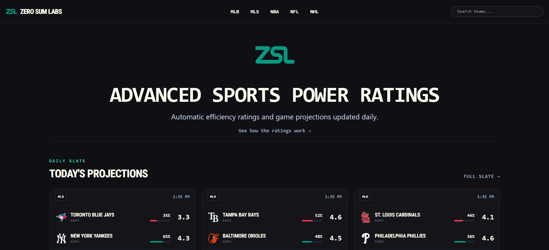 Zero Sum Labs screenshot